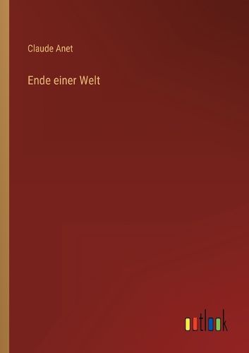 Cover image for Ende einer Welt