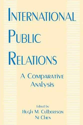 Cover image for International Public Relations: A Comparative Analysis