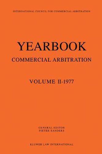 Cover image for Yearbook Commercial Arbitration