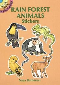 Cover image for Rain Forest Animals Stickers