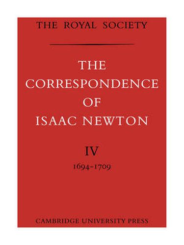 Cover image for The Correspondence of Isaac Newton