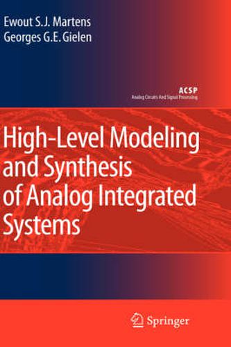 Cover image for High-Level Modeling and Synthesis of Analog Integrated Systems