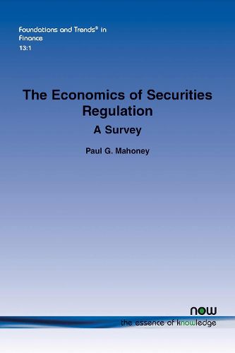 Cover image for The Economics of Securities Regulation: A Survey