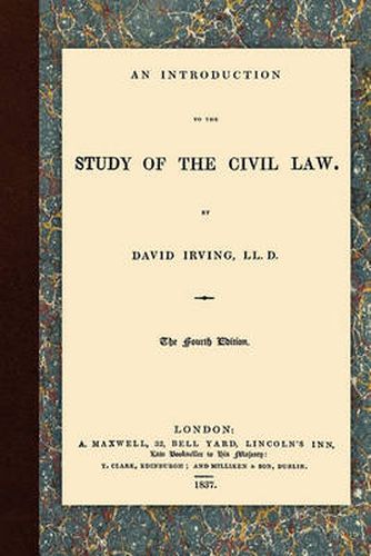An Introduction to the Study of the Civil Law