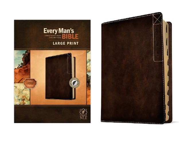 NLT Every Man's Bible, Large Print, Deluxe Explorer Edition