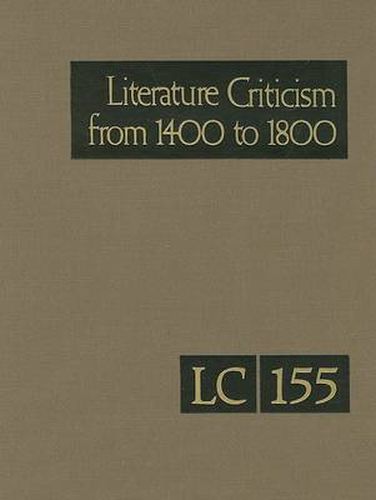 Cover image for Literature Criticism from 1400 to 1800