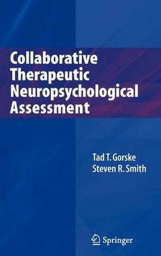 Cover image for Collaborative Therapeutic Neuropsychological Assessment