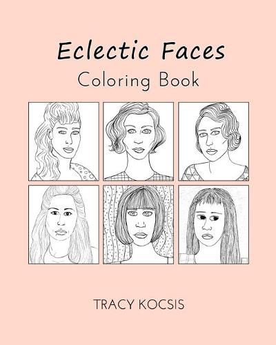 Eclectic Faces Coloring Book