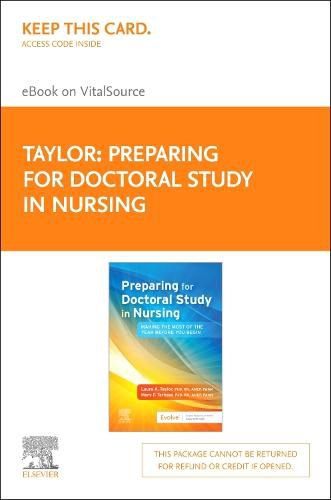 Cover image for Preparing for Doctoral Study in Nursing - Elsevier E-Book on Vitalsource (Retail Access Card)