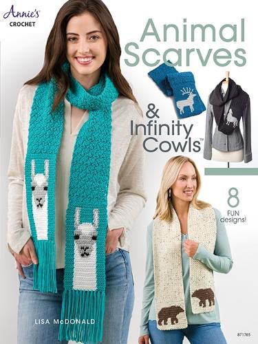 Cover image for Animal Scarves & Infinity Cowls: 8 Fun Designs!