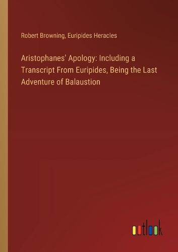 Cover image for Aristophanes' Apology