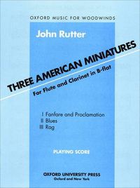 Cover image for Three American Miniatures