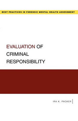 Cover image for Evaluation of Criminal Responsibility