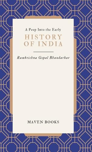 Cover image for A Peep Into the Early History of India