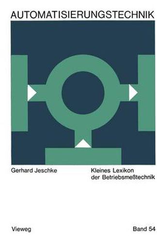 Cover image for Kleines Lexikon Der Betriebsmesstechnik