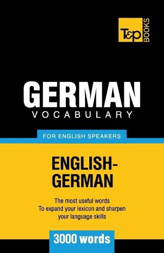 Cover image for German vocabulary for English speakers - 3000 words