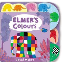 Cover image for Elmer's Colours: Tabbed Board Book