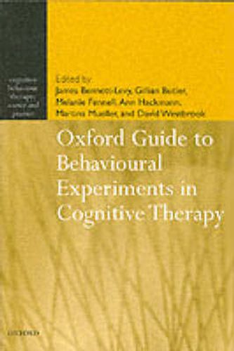 Cover image for Oxford Guide to Behavioural Experiments in Cognitive Therapy