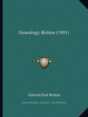 Cover image for Genealogy Britton (1901)