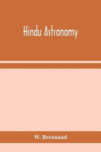 Cover image for Hindu astronomy