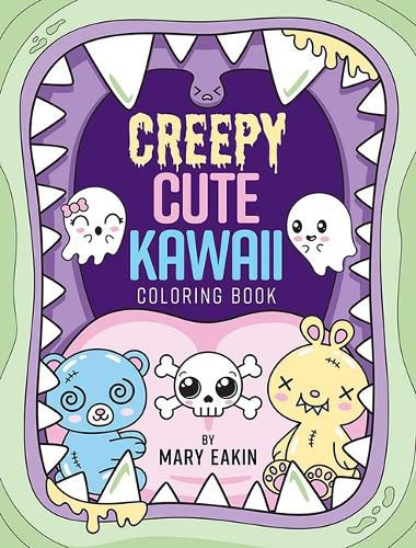 Cover image for Creepy Cute Kawaii Coloring Book