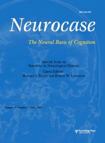 Cover image for Neurocase: The Neural Basis of Cognition