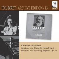 Cover image for Idil Biret Archive Edition Vol 13 Brahms Variations
