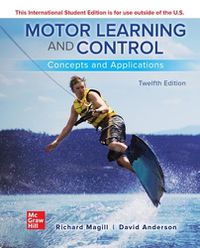 Cover image for ISE Motor Learning and Control: Concepts and Applications