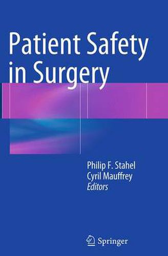 Cover image for Patient Safety in Surgery