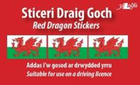 Cover image for Sticeri Ddraig Goch / Red Dragon Stickers