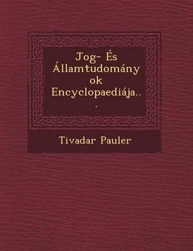 Cover image for Jog- Es Allamtudomanyok Encyclopaediaja...