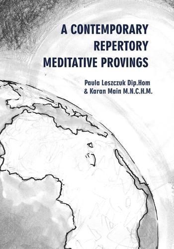 Cover image for A Contemporary Repertory Meditative Provings