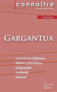 Cover image for Fiche de lecture Gargantua de Francois Rabelais (analyse litteraire de reference et resume complet)