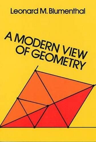 Cover image for Modern View of Geometry