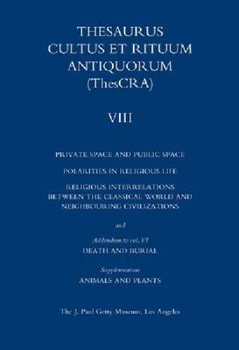 Cover image for Thesaurus Cultus et Rituum Antiquorum V8