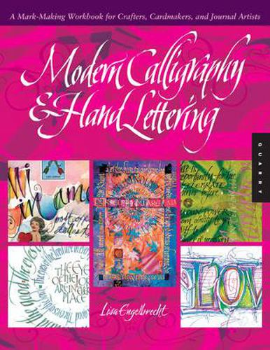 Cover image for Modern Calligraphy & Hand Lettering: A Mark-Making Workbook for Crafters, Cardmakers, and Journal Artists