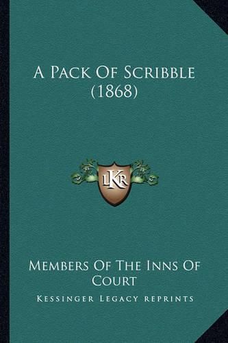 Cover image for A Pack of Scribble (1868)