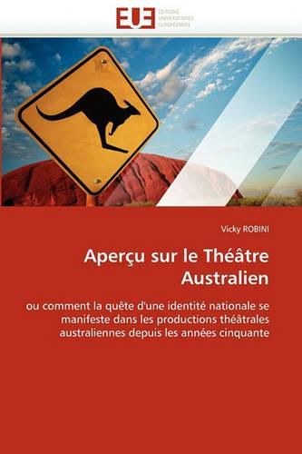 Cover image for Aper U Sur Le Th Tre Australien