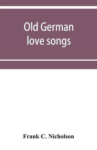 Cover image for Old German love songs