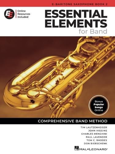 Cover image for Essential Elements for Band - Eb Baritone Sax Book 2 with Eei