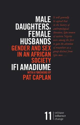 Cover image for Male Daughters, Female Husbands: Gender and Sex in an African Society