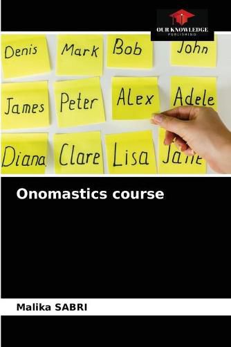 Cover image for Onomastics course