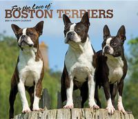 Cover image for Boston Terriers, for the Love of 2020 Deluxe Foil