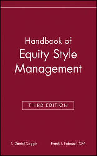 Cover image for Handbook of Equity Style Management