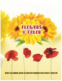 Cover image for Flowers To Color