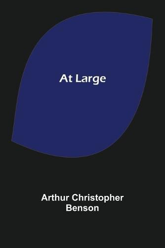 Cover image for At Large