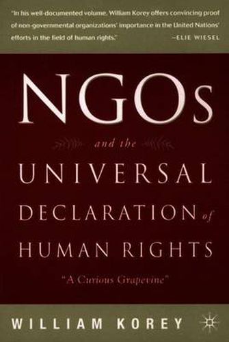 Cover image for NGO's and the Universal Declaration of Human Rights: A Curious Grapevine