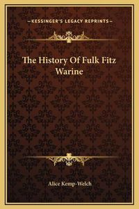 Cover image for The History of Fulk Fitz Warine