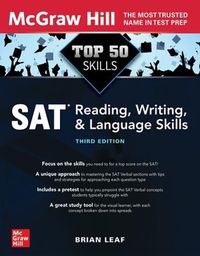 Cover image for Top 50 SAT Reading, Writing, and Language Skills, Third Edition