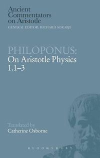 Cover image for Philoponus on Aristotle  Physics 1.13